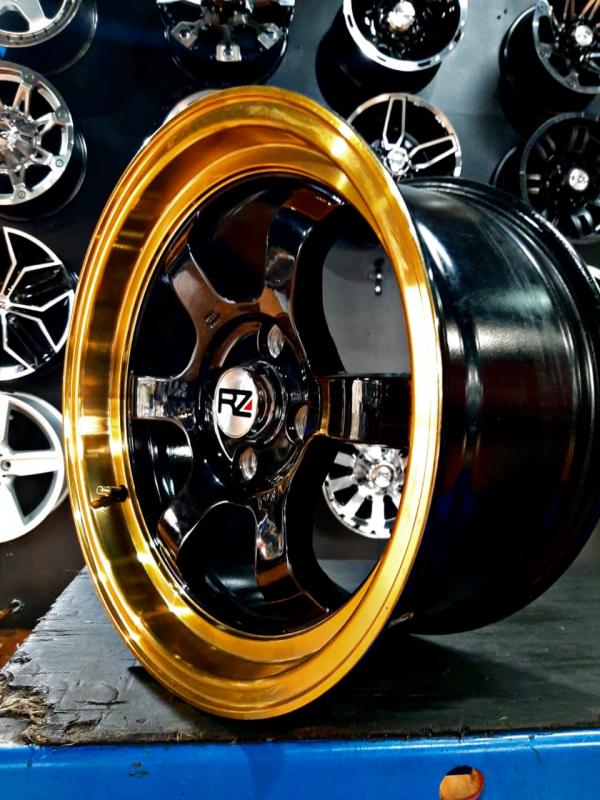 ARO 15X8.0 (L434) 4/100 BLACK AND GOLD L (SET 4 AROS)
