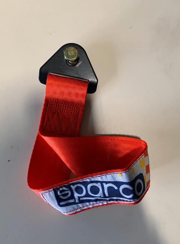 TIRA REMOLQUE SPARCO ROJA