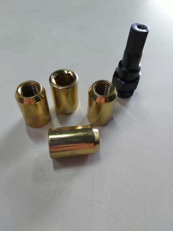 TUERCA ALLEN 1.5 KIT 16+1 DORADA