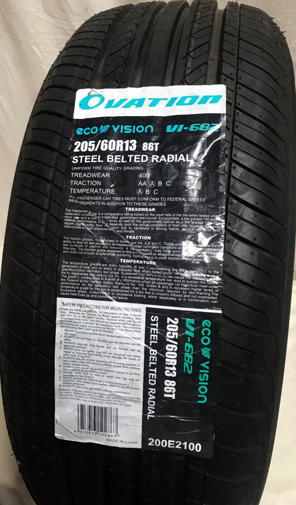 LLANTA 205/60R13 OVATION