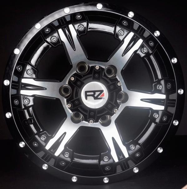 ARO 15X7 (L584) 6/139.7 BLACK AND MACHINE FACE (SET 4 AROS)
