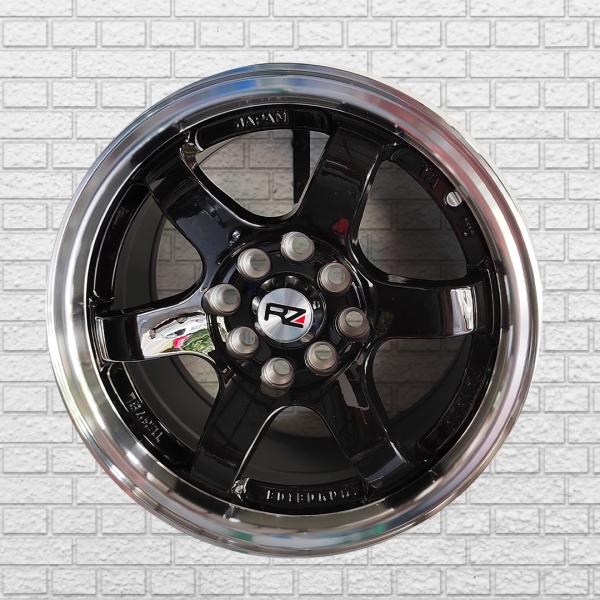 ARO 14X7 (L1803) 4/100/114.3 BLACK MACHINE LIP (SET 4 AROS)