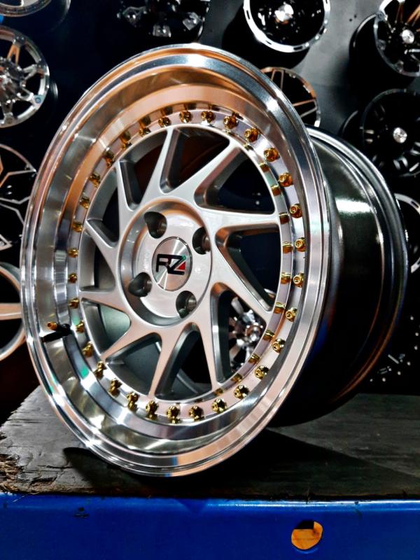 ARO 15X8 (L1914) 4/100 HYPER SILVER MACHINE LIP (SET 4 AROS)