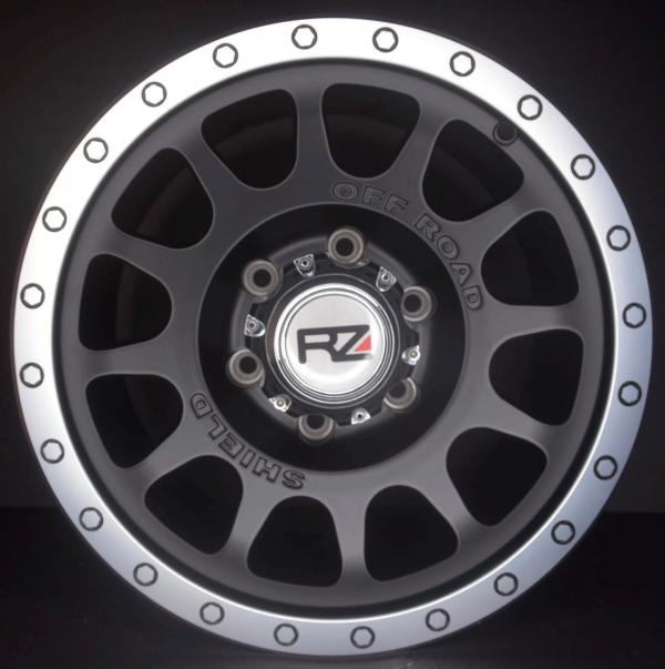 ARO 16X8.5 (L1917) 6X139.7 FLAT BLACK MACHINE LIP (SET 4 AROS)