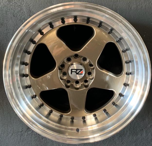 ARO 17X9 (L1569) 5/100/114.3 Bronze and machine lip with black rivets (SET 4 AROS)
