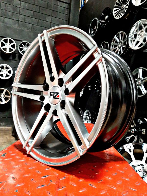 ARO 15X7 (L2064) 4/100/114.3 HYPER BLACK AND MACINE FACE (SET 4 AROS)