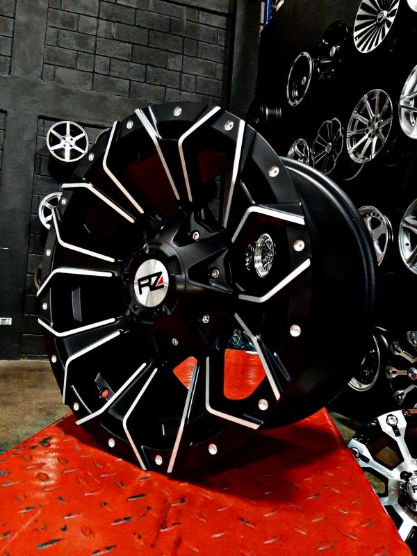 ARO 16X8 (L2137) 6/139.7 FLAT BLACK AND MACHINE FACE (SET 4 AROS)