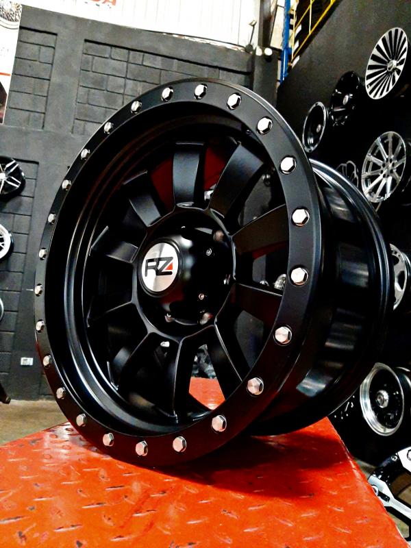 ARO 17X9 (L2133) 6/139.7 FLAT BLACK WITH BLACK CAP (SET 4 AROS)