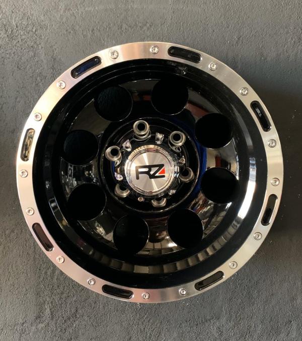 ARO 15X8 (L087) 6/139.7 Black and machine lip (SET 4 AROS)