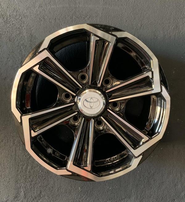 ARO 15X7.5 (L144) 6/139.7 BLACK MACHINE FACE (SET 4 AROS)