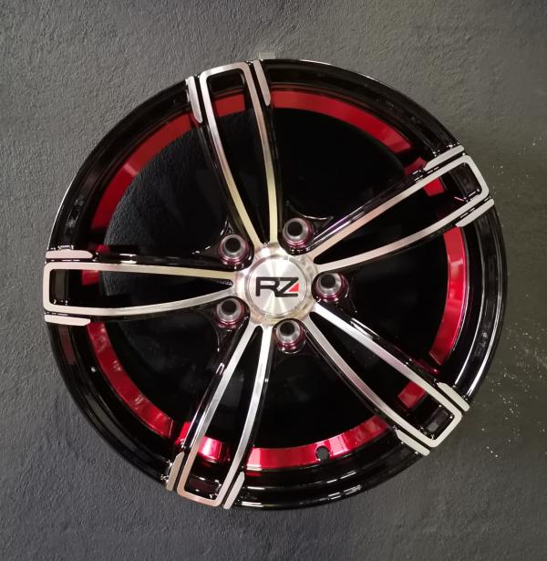 ARO 16X7 (L2086) 5/114.3 BLK MACH URDERCUT RED (SET 4 AROS)