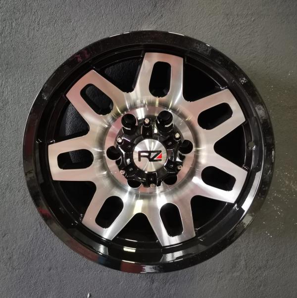 ARO 16X8 (L1399) 6/139.7 Gloss black and machine face (SET 4 AROS)