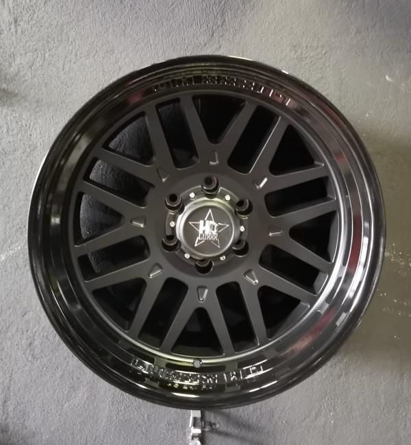 ARO 20X10 (L2027) 6/139.7 Gloss black lip matt face (SET 4 AROS)