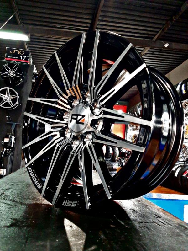 ARO 13X5.5 (L2070) 4/100/114.3 BLACK AND MACHINE FACE (SET 4 AROS)