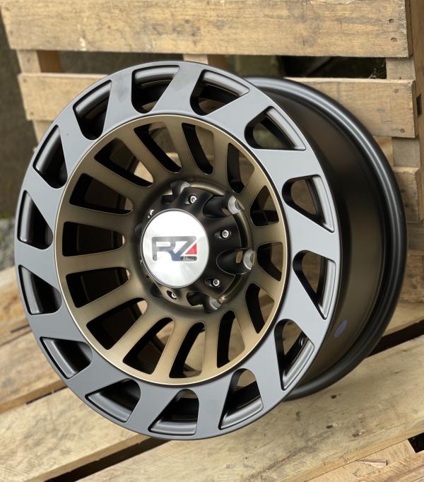 ARO 15X8 (L2143) 5/139.7 FLAT BRONZE AND FLAT BLACK LIP (SET 4 AROS)