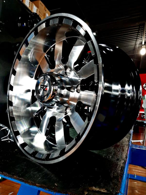 ARO 15X8 (L982) 6/139.7 FULL BLACK MACHINE LIP (SET 4 AROS)