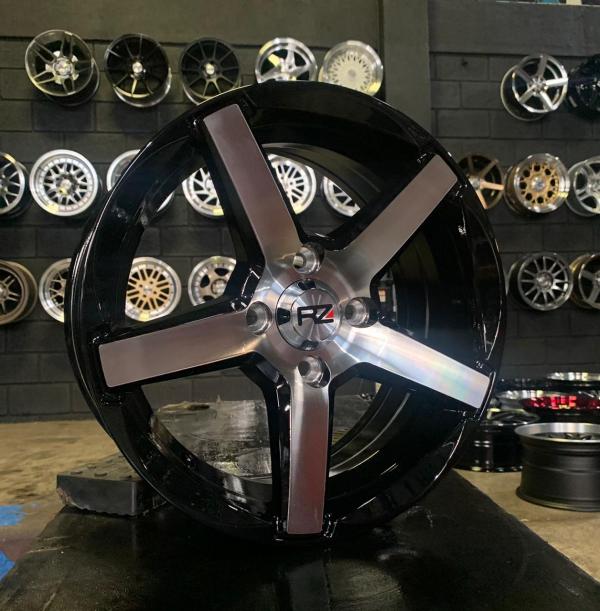 ARO 14X6 (L2104) 4/100 BLACK AND MACHINE FACE (SET 4 AROS)