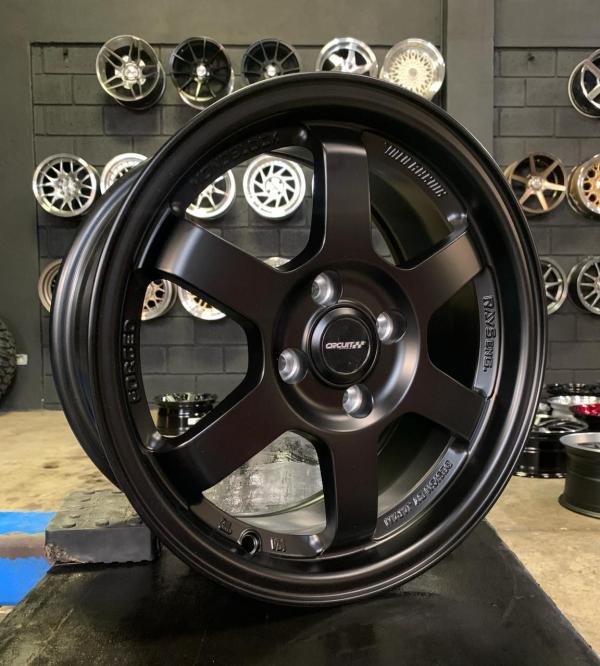 ARO 15X7 (L1615) 4/100 Full Flat Black (SET 4 AROS)