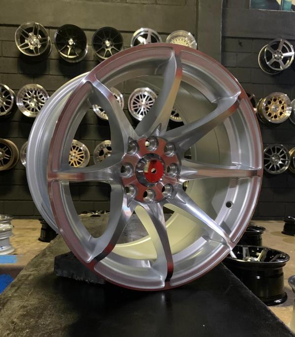 ARO 15X8 (L436) 4/100/114.3 SILVER MACHINED FACE (SET 4 AROS)