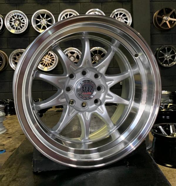 ARO 15X8 (L275) 4/100/114.3 Silver-Machined lip (SET 4 AROS)