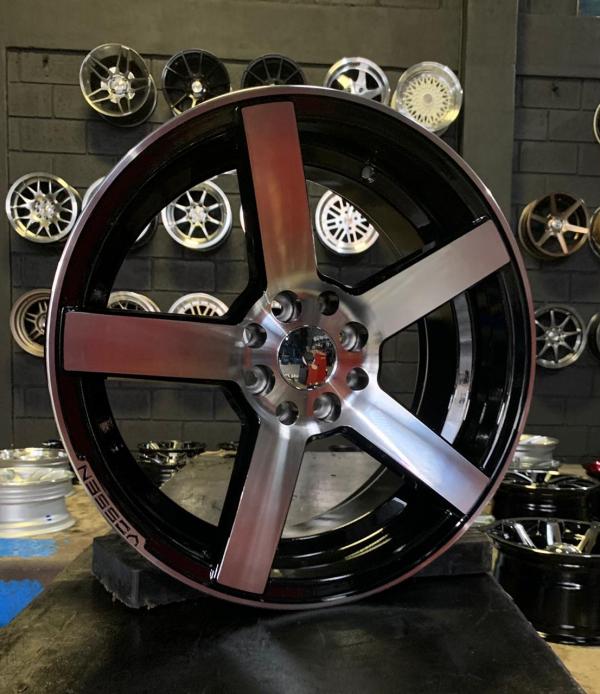 ARO 16X7 (L1806) 4/100/108 Black Machine (SET 4 AROS)