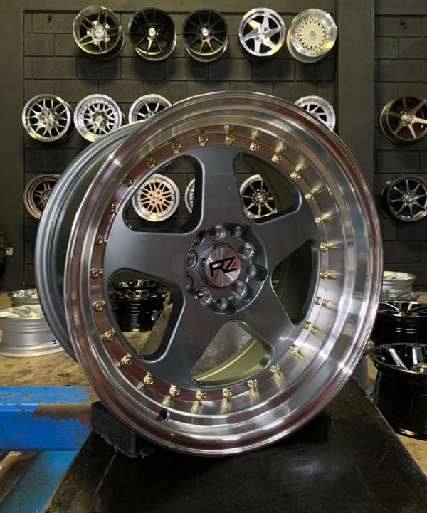 ARO 17X9 (L1569) 5/100/114.3 GUNMETAL AND MACHINE LIP (SET 4 AROS)