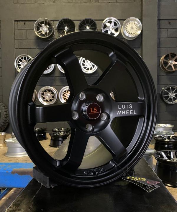 ARO 17X9 (L430) 5/114.3 Matte black Milling letters (SET 4 AROS)