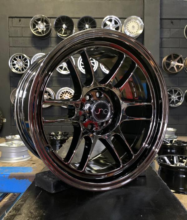 ARO 17X9.5 (L213) 4/100/114.3 Vacuum chrome black (SET 4 AROS)