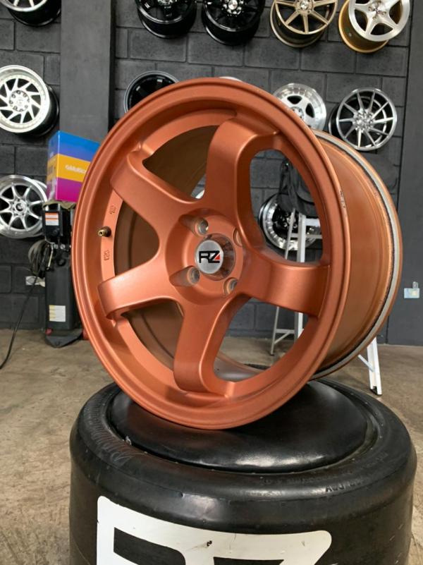 ARO 15X8 (L437) 4/100 SALMON USADO (SET 4 AROS)