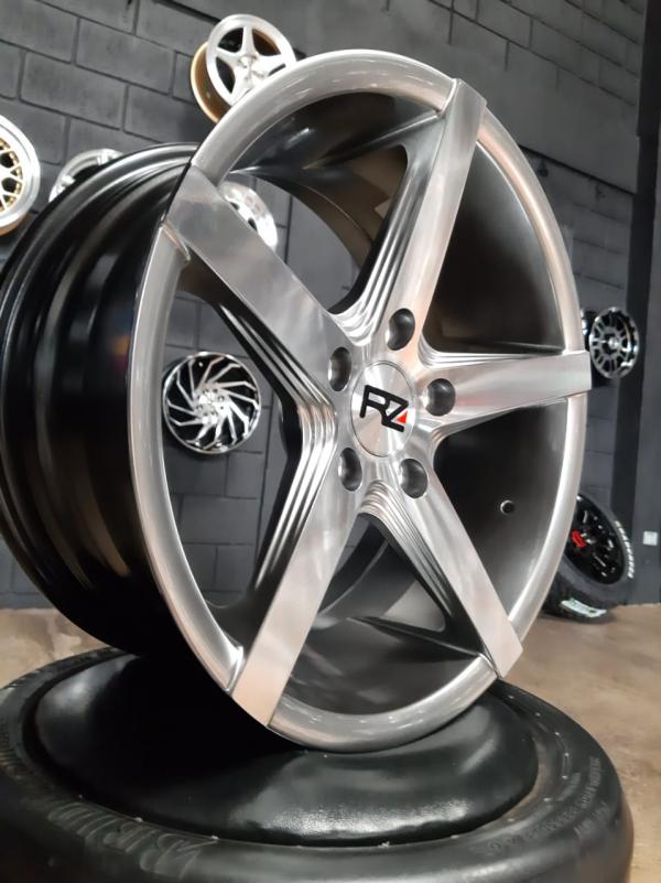 ARO 16X7.5 (L2040) 5/114.3 HYPER BLACK AND MACHINE FACE (SET 4 AROS)