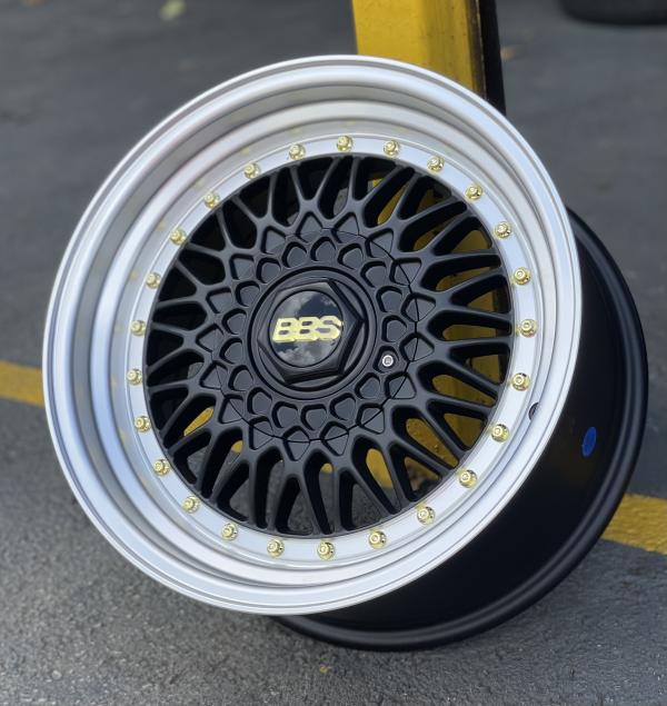 ARO 16X8 (L247) 5/100/114.3 MATT BLACK MACHINE LIP (SET 4 AROS)