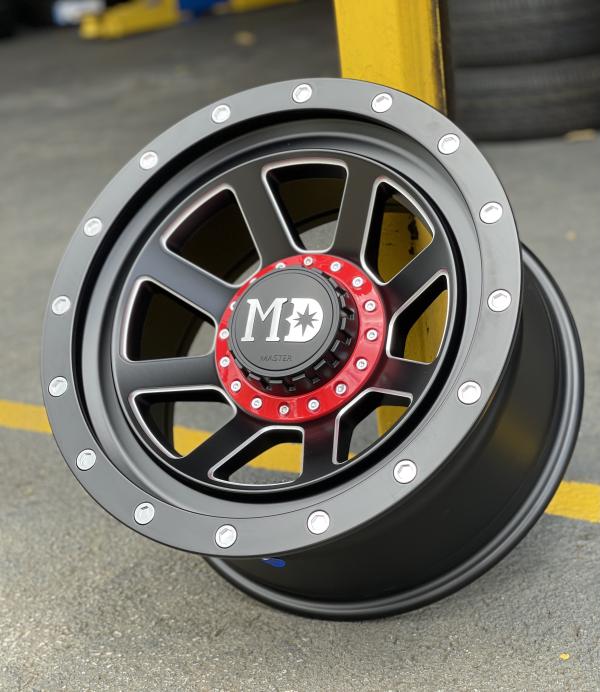 ARO 17X9 (L1990) 6/139 MAT BLACK/MILLING (SET 4 AROS)