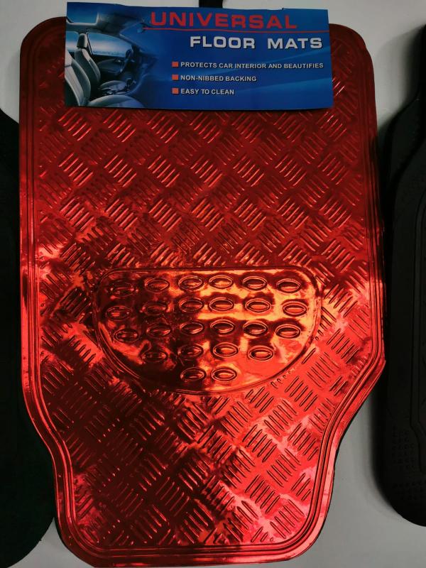 ALFOMBRA PUNTA DIAMANTE ROJA