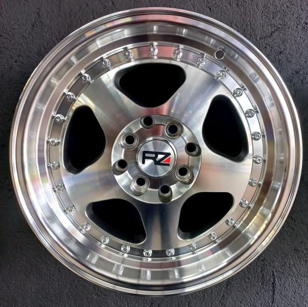 ARO 15X7 (L1569) 4/100/114.3 HYPER BLACK AND MACHINE FACE (SET 4 AROS)