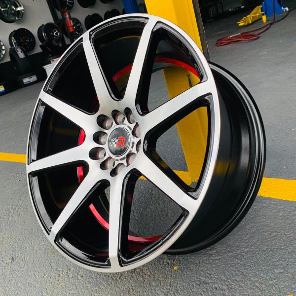 ARO 17X8 (L1515) 5/110/114.3 BMF UNDERCUT RED (SET 4 AROS)