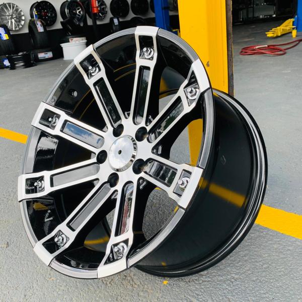 ARO 17X9 (L023) 5/114.3 BLK MACH (SET 4 AROS)