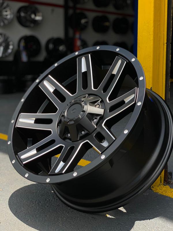 ARO 20X9 (L903) 5/139.7/150 SATIN BLACK+MILLING (SET 4 AROS)
