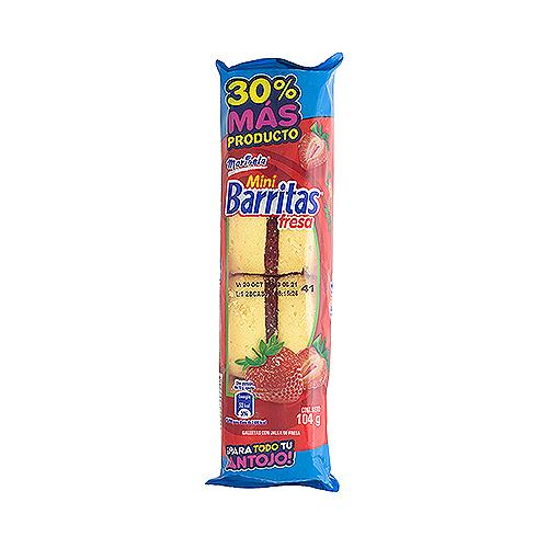 Mini Barritas Fresa 1p 104g Flow MAR
