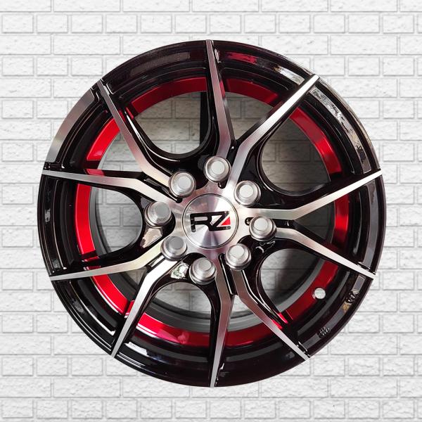 ARO 13X5.5 (AF027) 4/100/114.3 BM+RED UNDERCUT (SET 4 AROS)