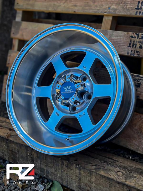 ARO 14X8 (657) 5/114.3 SILVER + MACHINED FACE (SET 4 AROS)