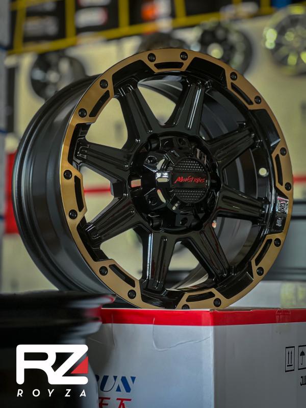 ARO 15X7 (CF118) 6/139.7 BLACK + UNDER CUT AND BRONZE (SET 4 AROS)