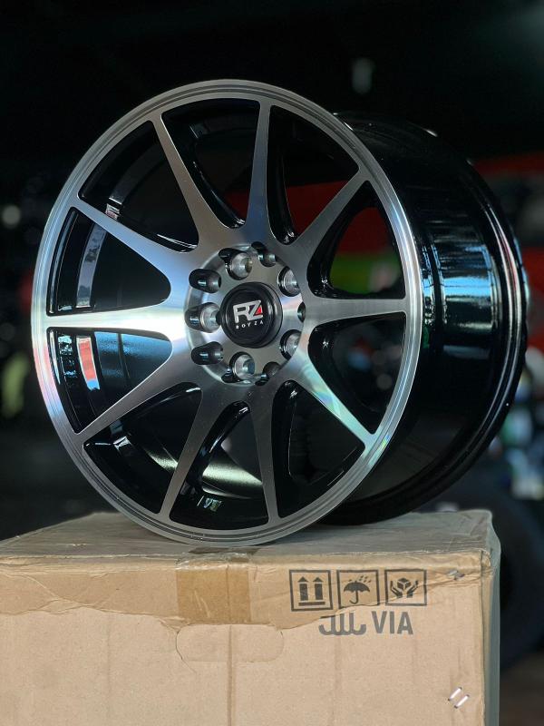 ARO 15X8 (H1041) 5/100/114.3 BLACK MACHINED (SET 4 AROS)
