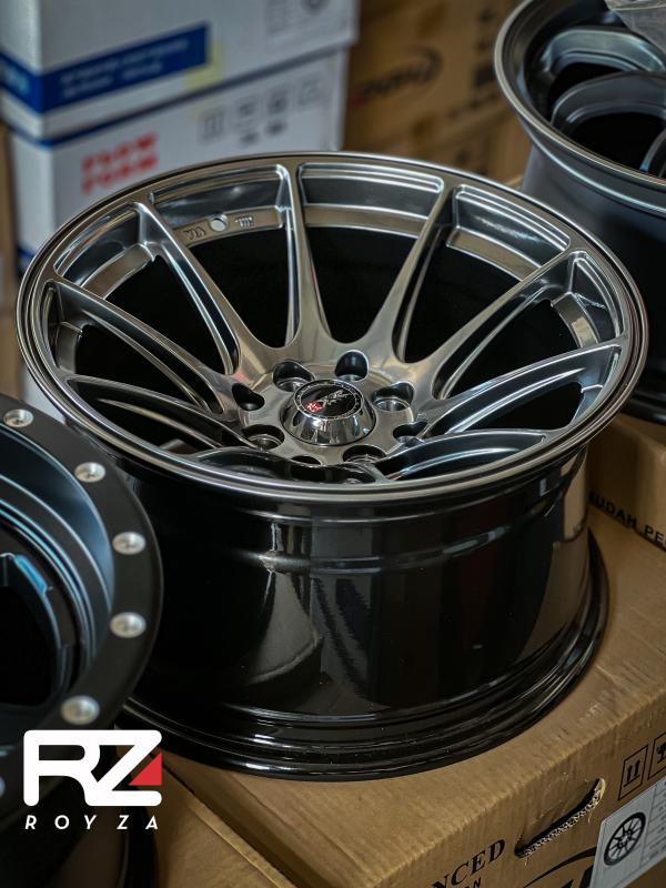 ARO 15X8.25 (HT071) 4/100/114.3 HAYPER BLACK (SET 4 AROS)