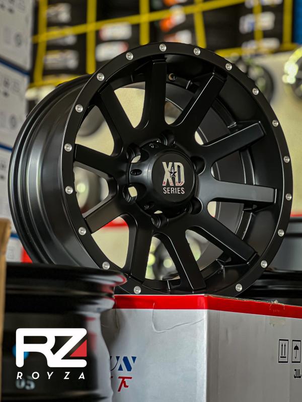 ARO 16X8 (8836) 6/139.7 MATT BLACK +RIVET (SET 4 AROS)