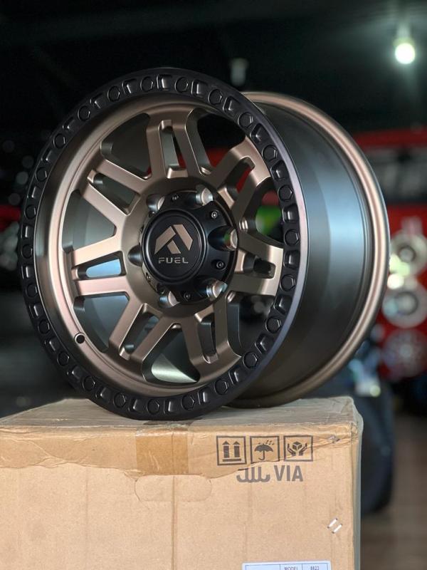 ARO 16X8 (H8853) 6/139.7 MATT BRONZE+BLACK LIP (SET 4 AROS)