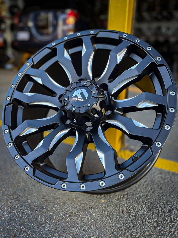 ARO 17X8.5 (HC24368 ) 6/139.7 MATTE BLACK/WINDOWS MILLED (SET 4 AROS)