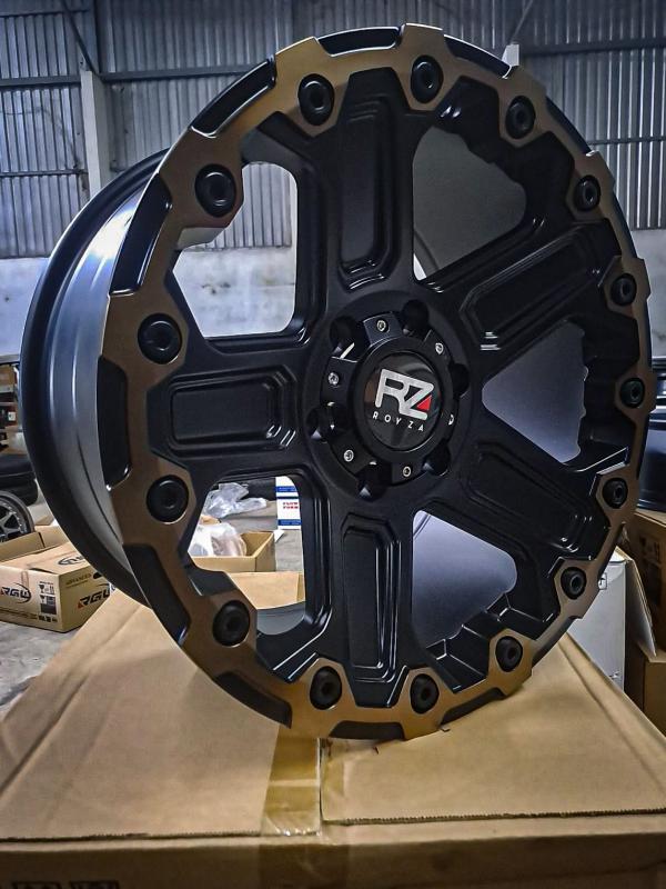 ARO 18X9 (H5560) 6/139.7 MATT BLACK +BRONZE LIP (SET 4 AROS)
