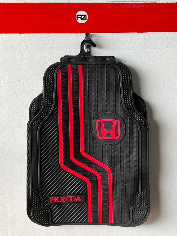 ALFOMBRA DE HONDA ROJA 3 LINEAS