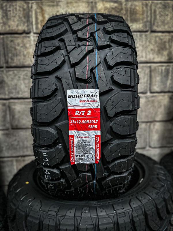 LLANTA 33X12.50R20LT SURETRAC BLK WIDE CLIMNER R/T II 12PR 119R