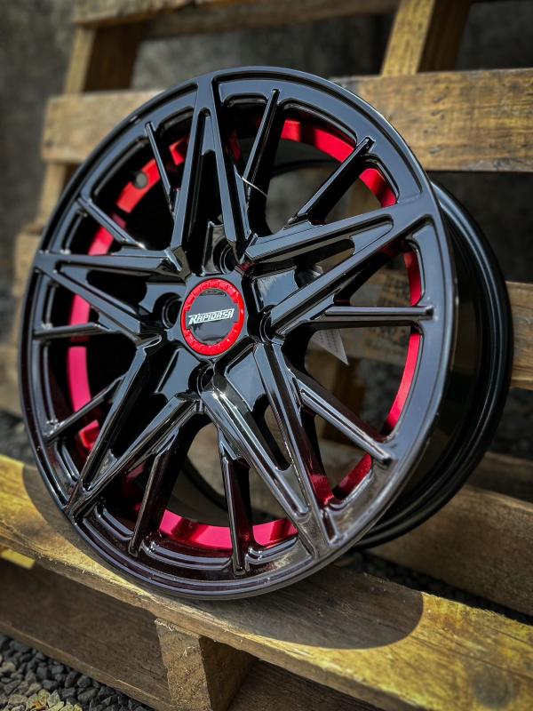 ARO 14X6 (145552-RD-M105) 4/100 BLACK+RED.UC (SET 4 AROS)